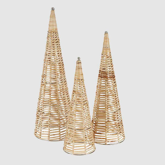 Cane Cone Tree Set of 3